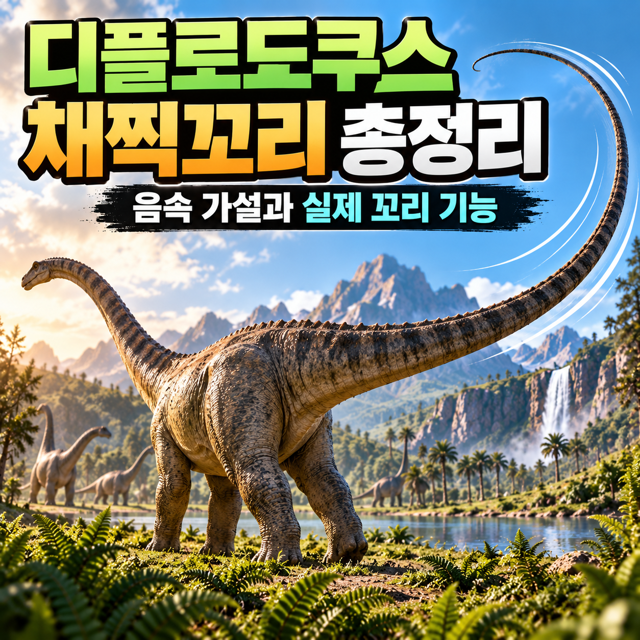 디플로도쿠스 채찍꼬리