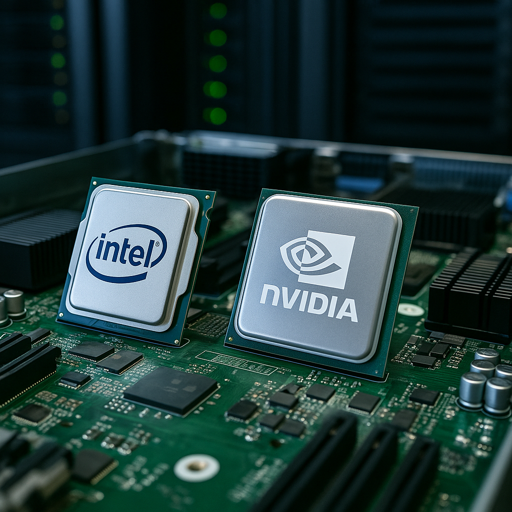 Intel, Nvidia의 커스텀칩을 디자인