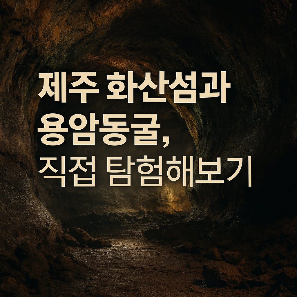 제주 화산섬과 용암동굴 특별탐험