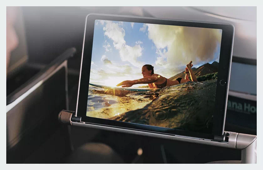 하와이안항공 비즈니스 클래스 차세대 대형 태블릿