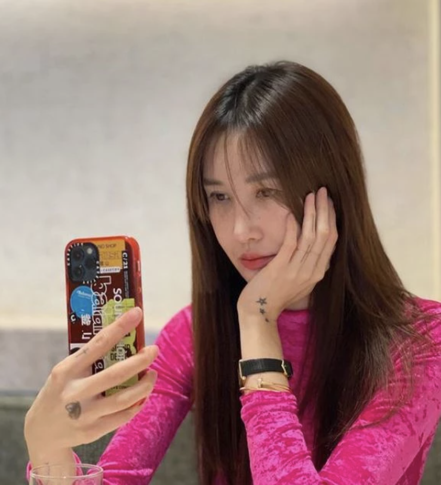 윤혜진 셀카