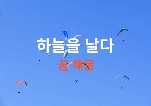 하늘을 나는 꿈 해몽 썸네일