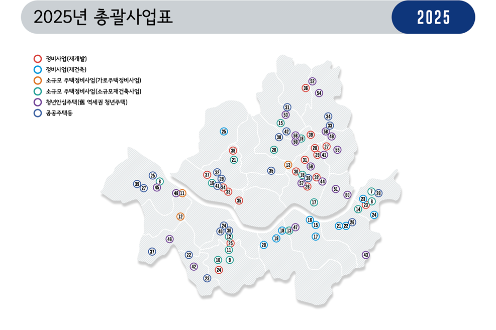2025년 재개발 지역 및 아파트 후보지