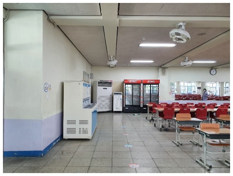 급식실 제습기 설치사례