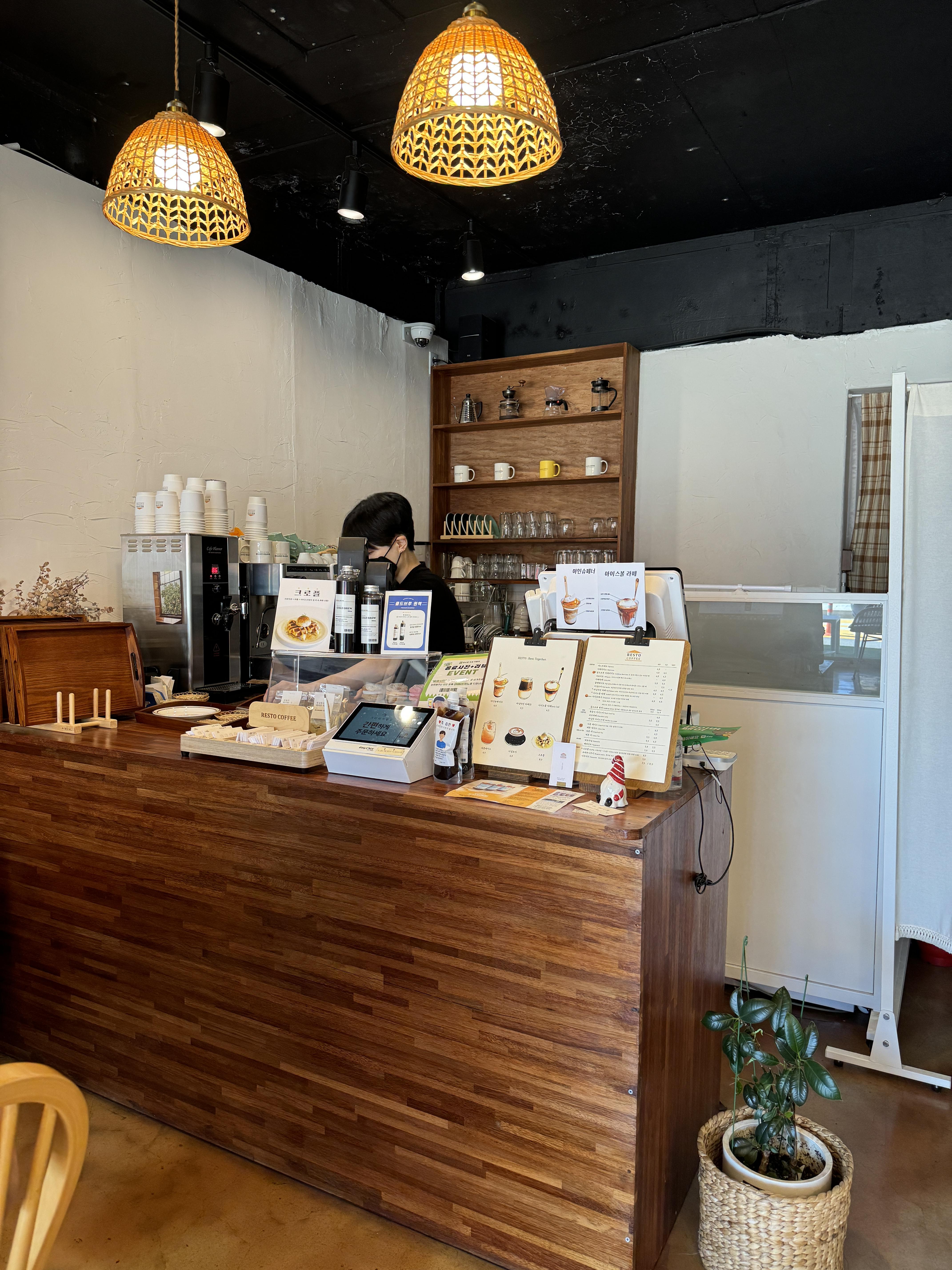 강원도-속초-레스토커피-주문하는곳
