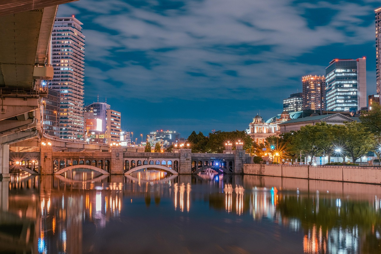 오사카 여행 관련 풍경 사진