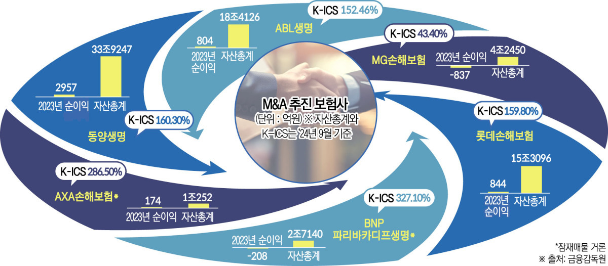 M&amp;A 추진보험사