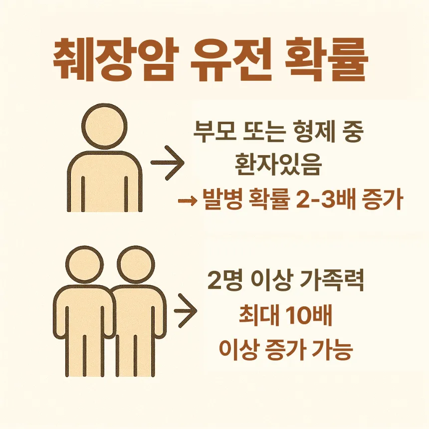췌장암 유전 확률