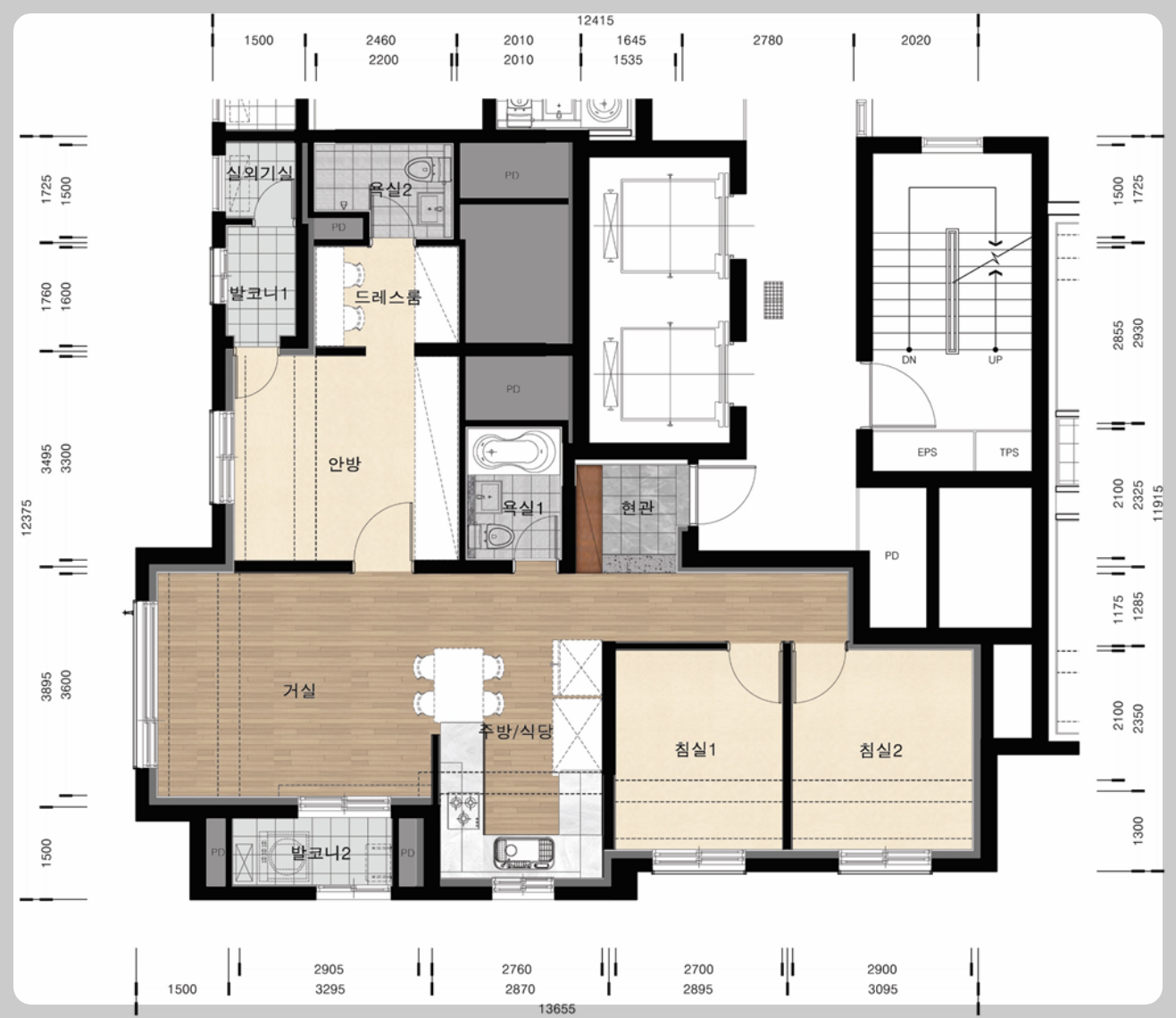개과천선의 분양정보-서울시 동대문구 휘경동 분양 '휘경자이 디센시아' 23년 상반기 분양 예정 (분양정보)-전용 면적별 평면도