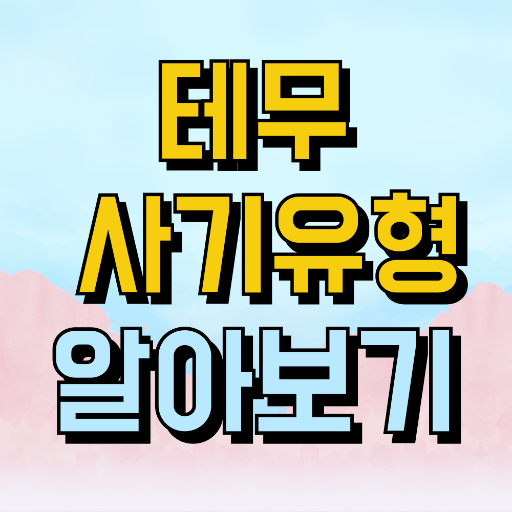 테무 사기 유형