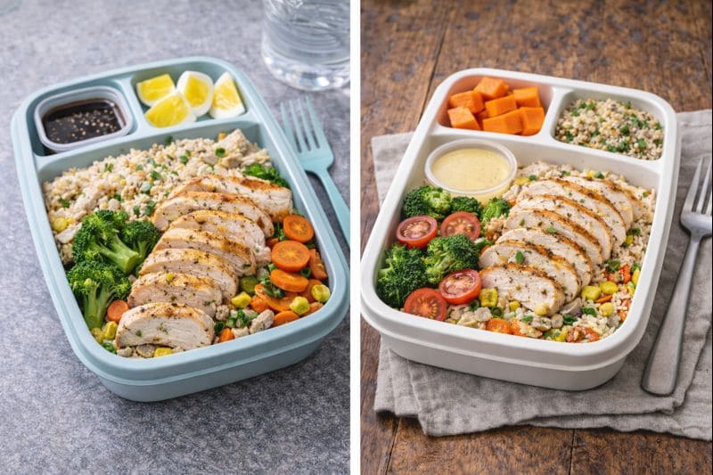 닭가슴살 야채 도시락