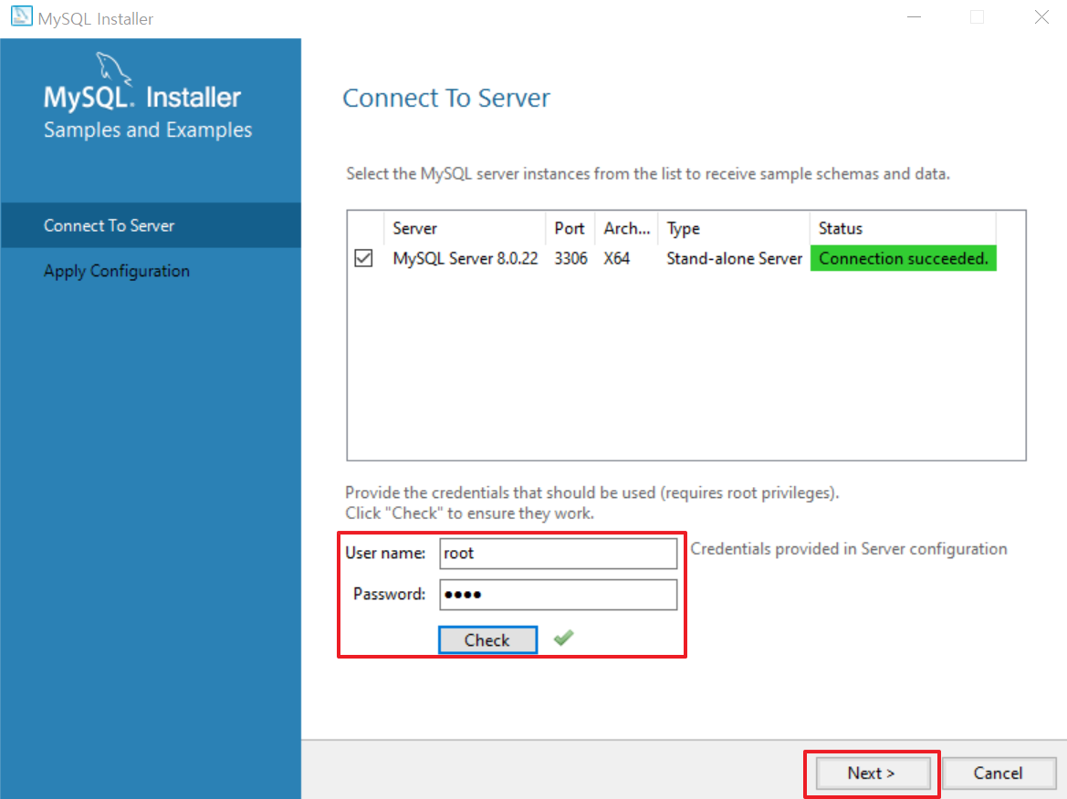 MYSQL 설치21