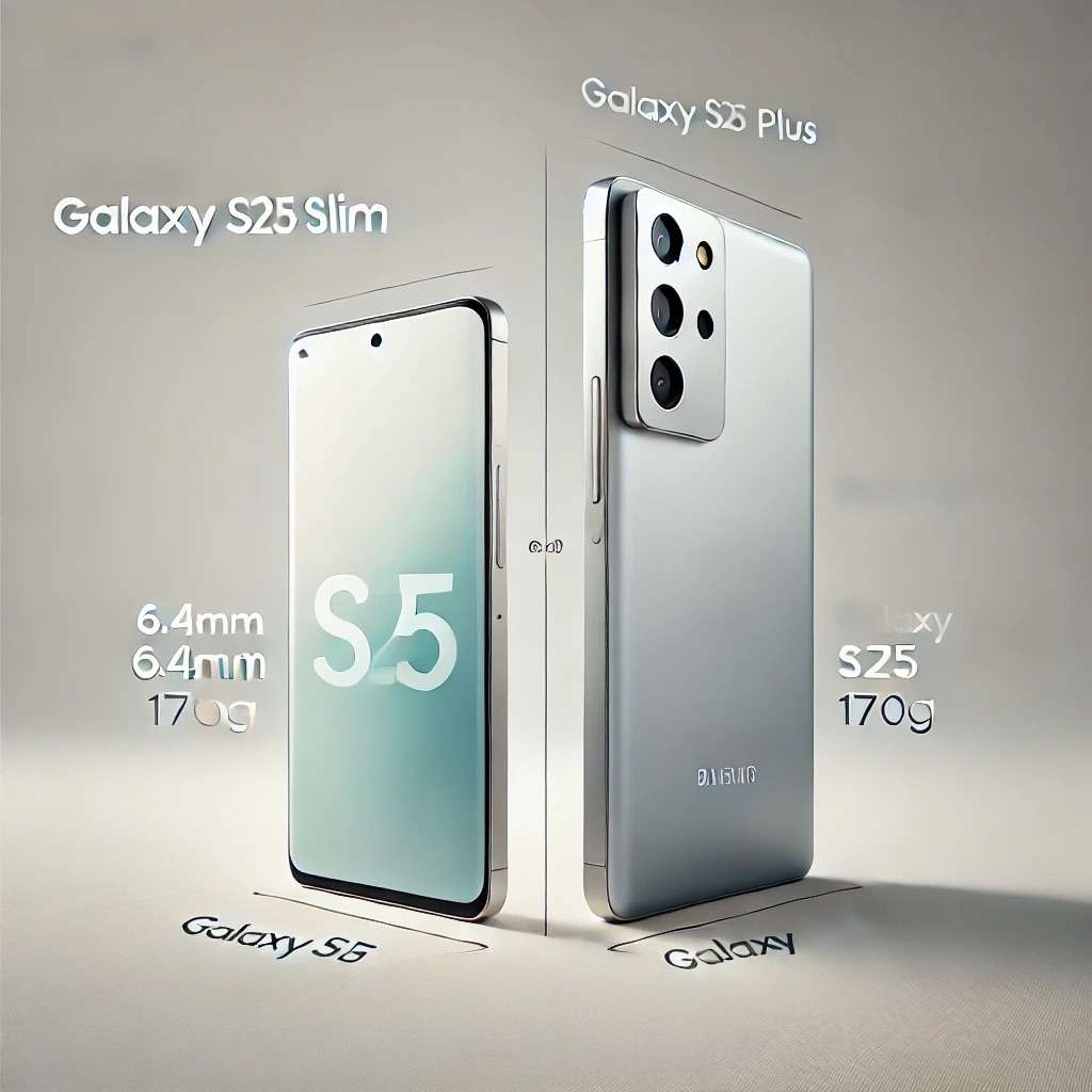 갤럭시 S25 슬림 vs 갤럭시 S25 플러스 비교