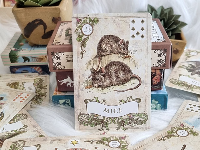 드림21 &ndash; 올드스타일 레노먼드 23번 쥐 / Dreamtarot21 &ndash; Old Style Lenormand No.23 쥐, 손실과 스트레스