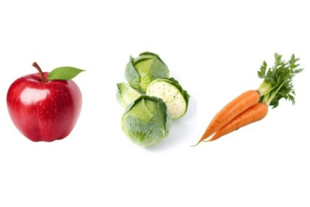 당근-양배추-사과-사진