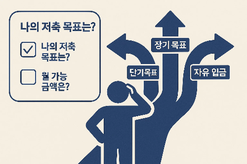 2025년 새마을금고 적금 금리(1.8% ~ 3.5%) 비교와 '나에게 맞는 상품 찾기' 문구가 포함된 안내 이미지
