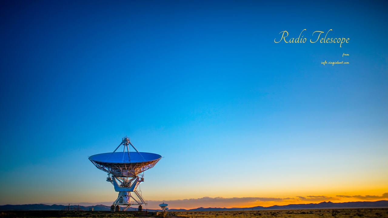 05 전파망원경 C - Radio Telescope 밤하늘배경화면