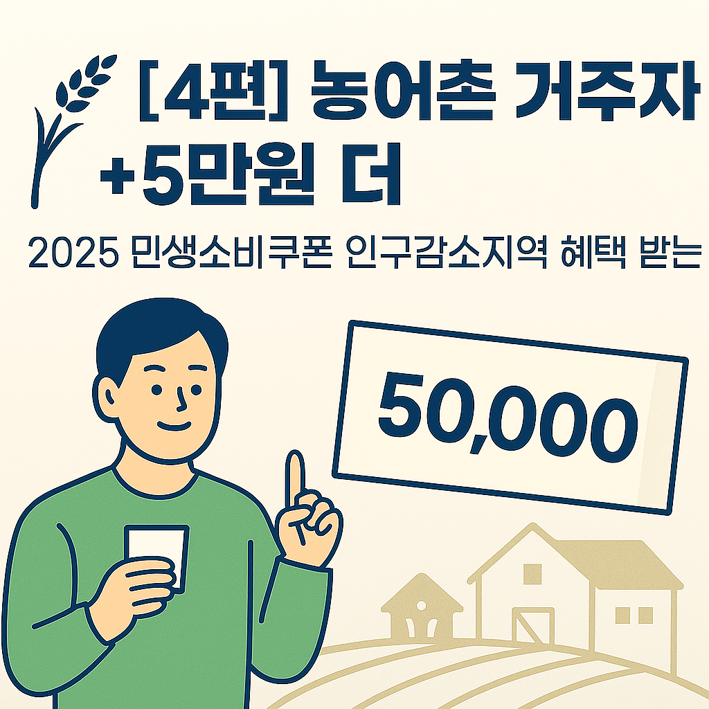 그림 농어촌 거주자 5만원 더