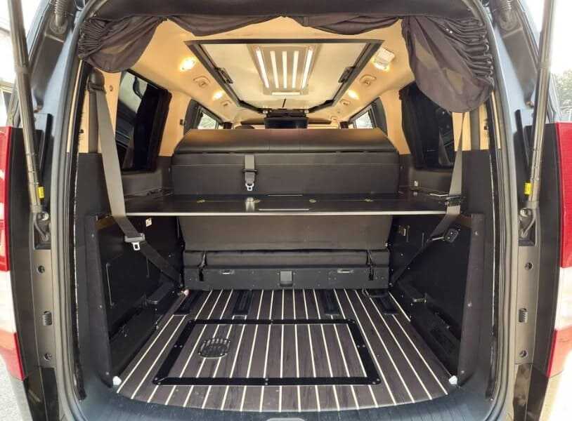 현대 스타리아 캠핑카 인테리어 평탄화 전 모습