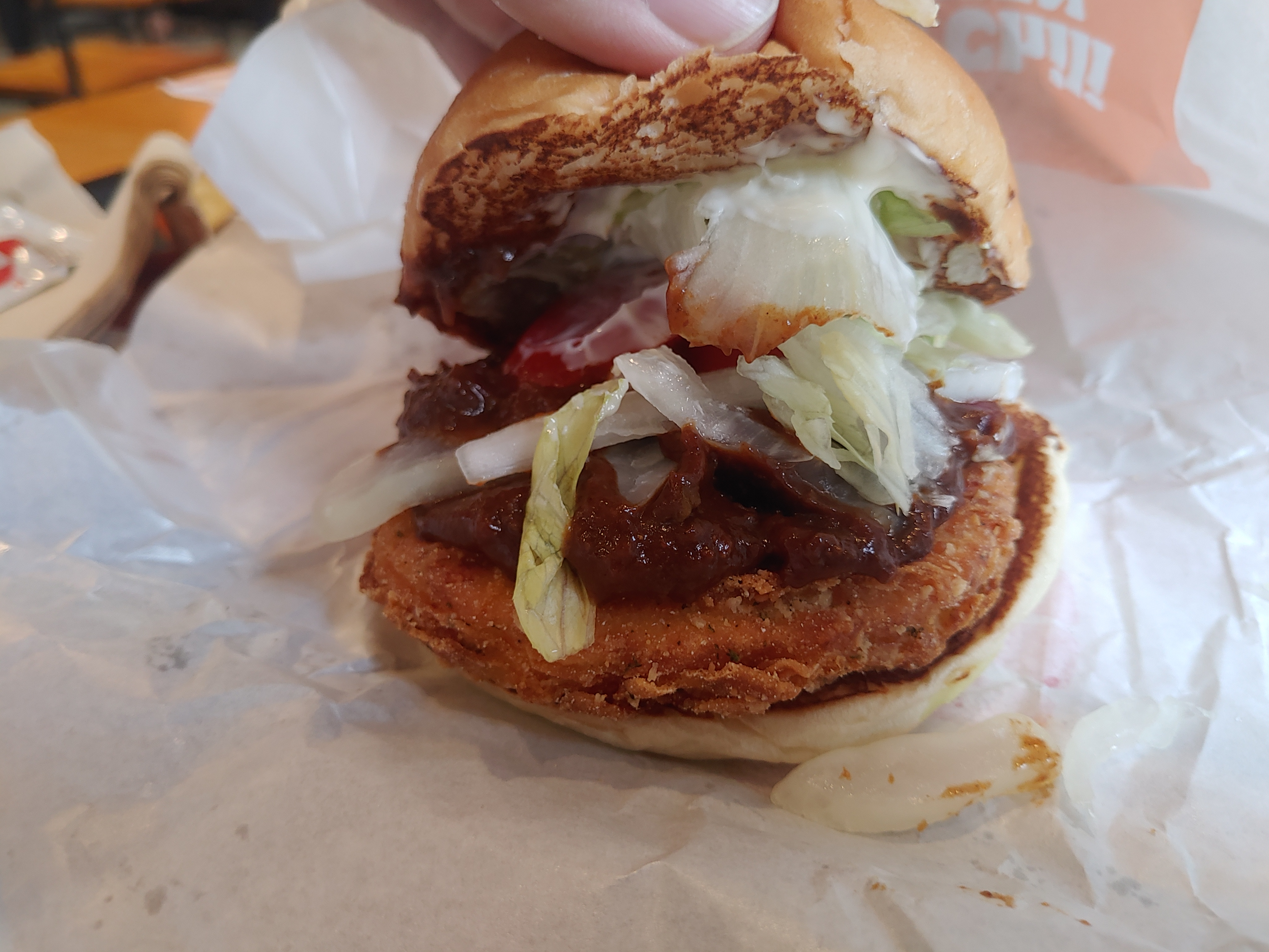 버거킹 텍사스 칠리치킨버거