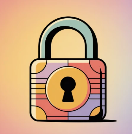 Zoom 보안 설정 꿀팁 섹션 - 자물쇠 이미지