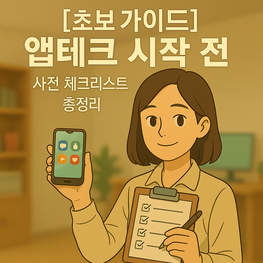 [초보 가이드] 앱테크 시작 전 ｜ 사전 체크리스트 총정리