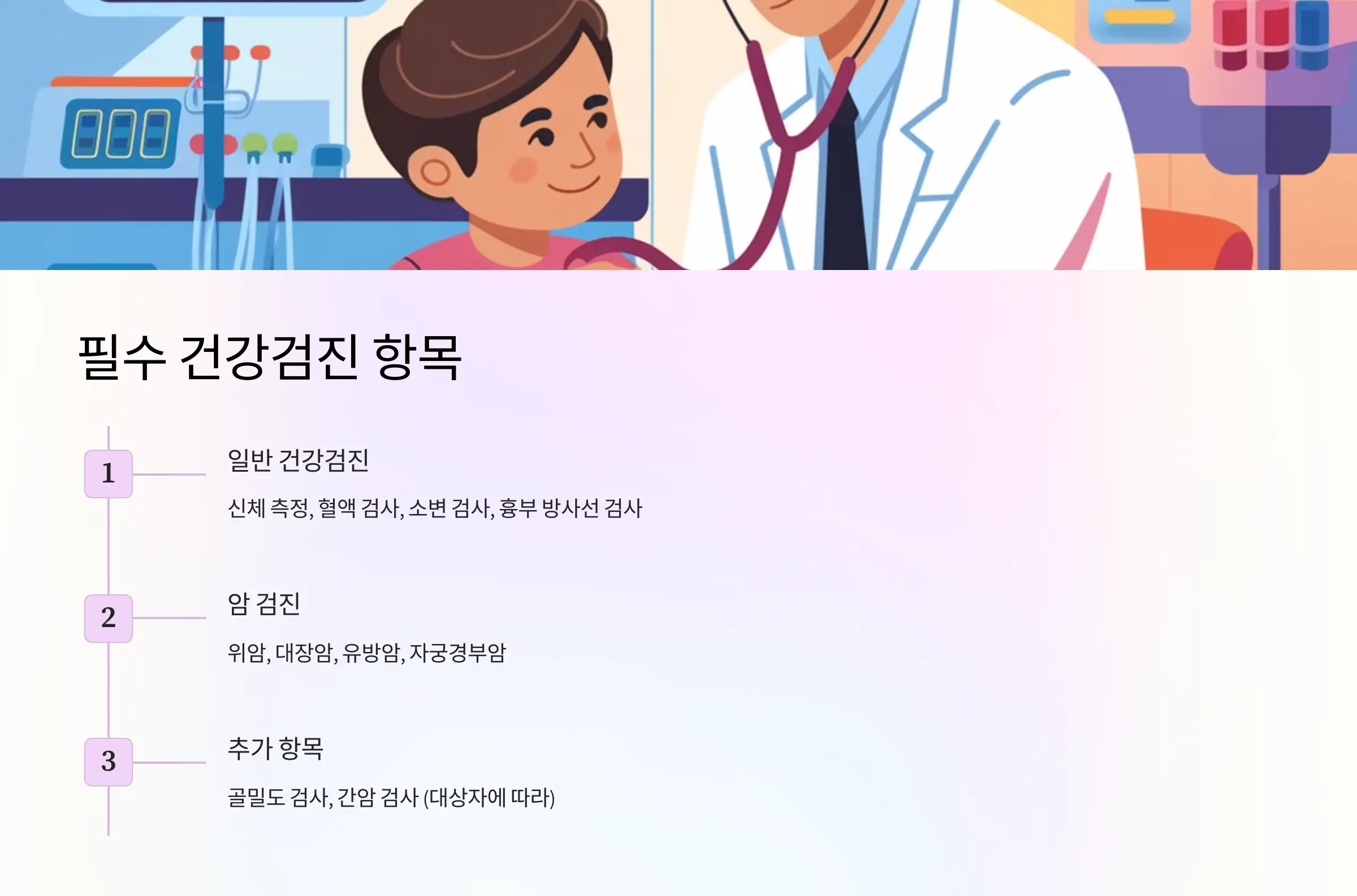 국가건강검진 대상자 조회, 건강검진 항목, 건강검진 비용, 건강검진기관 찾기, 건강검진 결과조회
