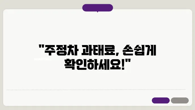 주정차 과태료 이의신청 방법