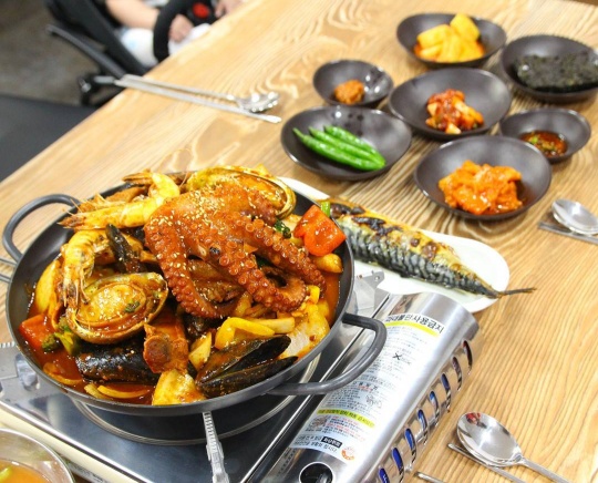 제주 한림 해물집 '옥만이네'