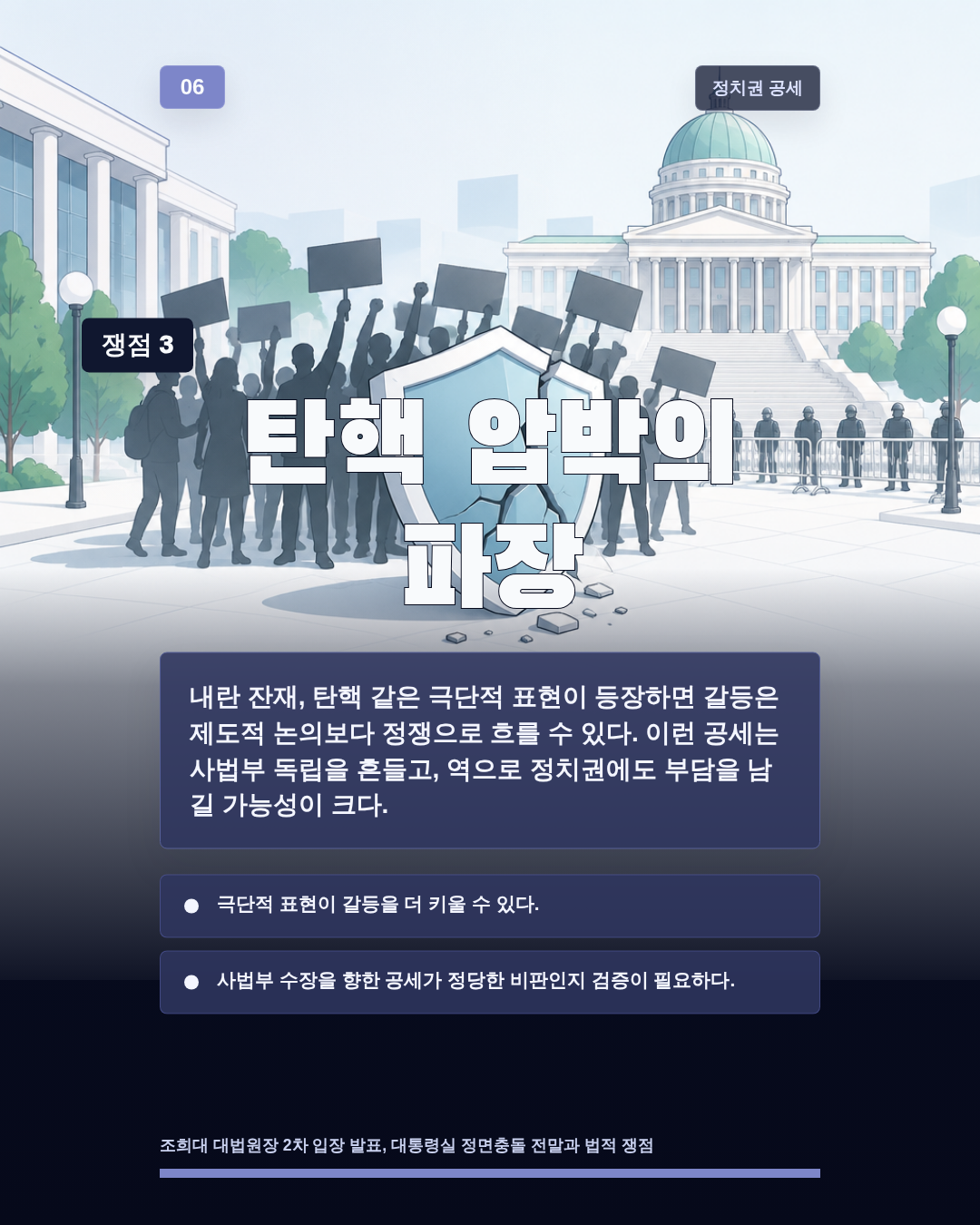 탄핵 압박의 파장
