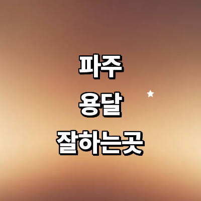 파주시 용달
