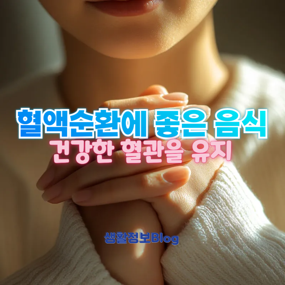 혈액순환에 좋은 음식과 생활습관