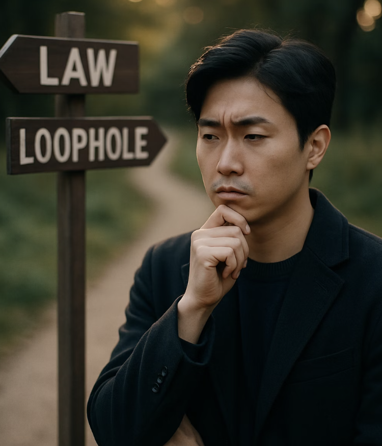 법망을 빠져나가는 길은 없을까?