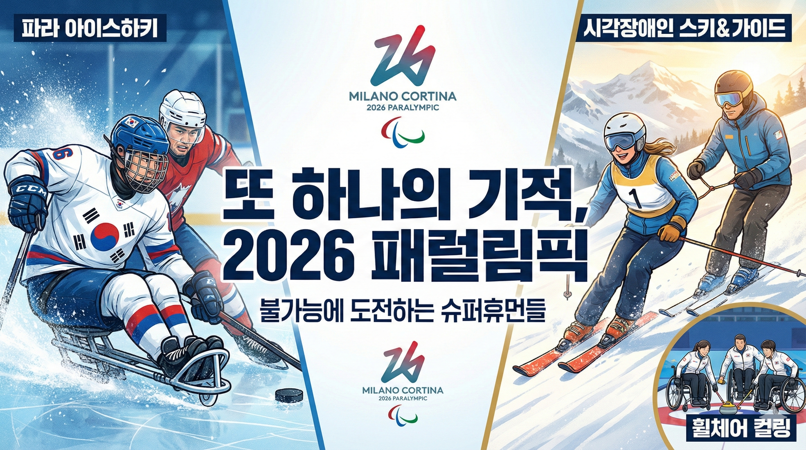 "올림픽은 아직 끝나지 않았다!" 2026 밀라노 동계패럴림픽 완전 정복