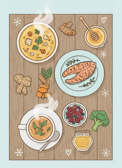 💪 겨울철 불청객, 비염 완화에 좋은 음식과 생활 습관