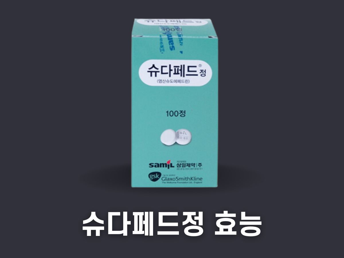슈다페드정 효능