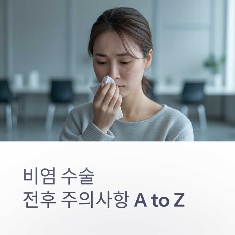 비염 수술 효과 극대화! 성공적인 회복을 위한 A to Z 관리법