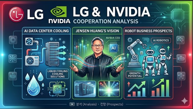 LG전자 와 엔비디아 젠슨 황 협력·AI 데이터센터 냉각 솔루션·로봇 사업 전망 분석