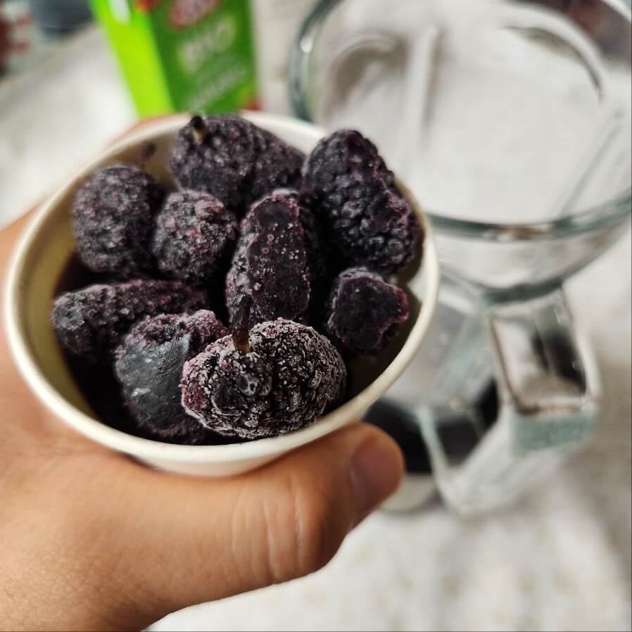 냉동 오디 먹는법