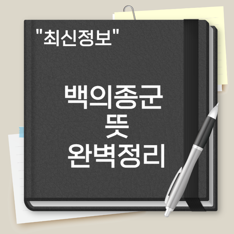 백의종군 뜻