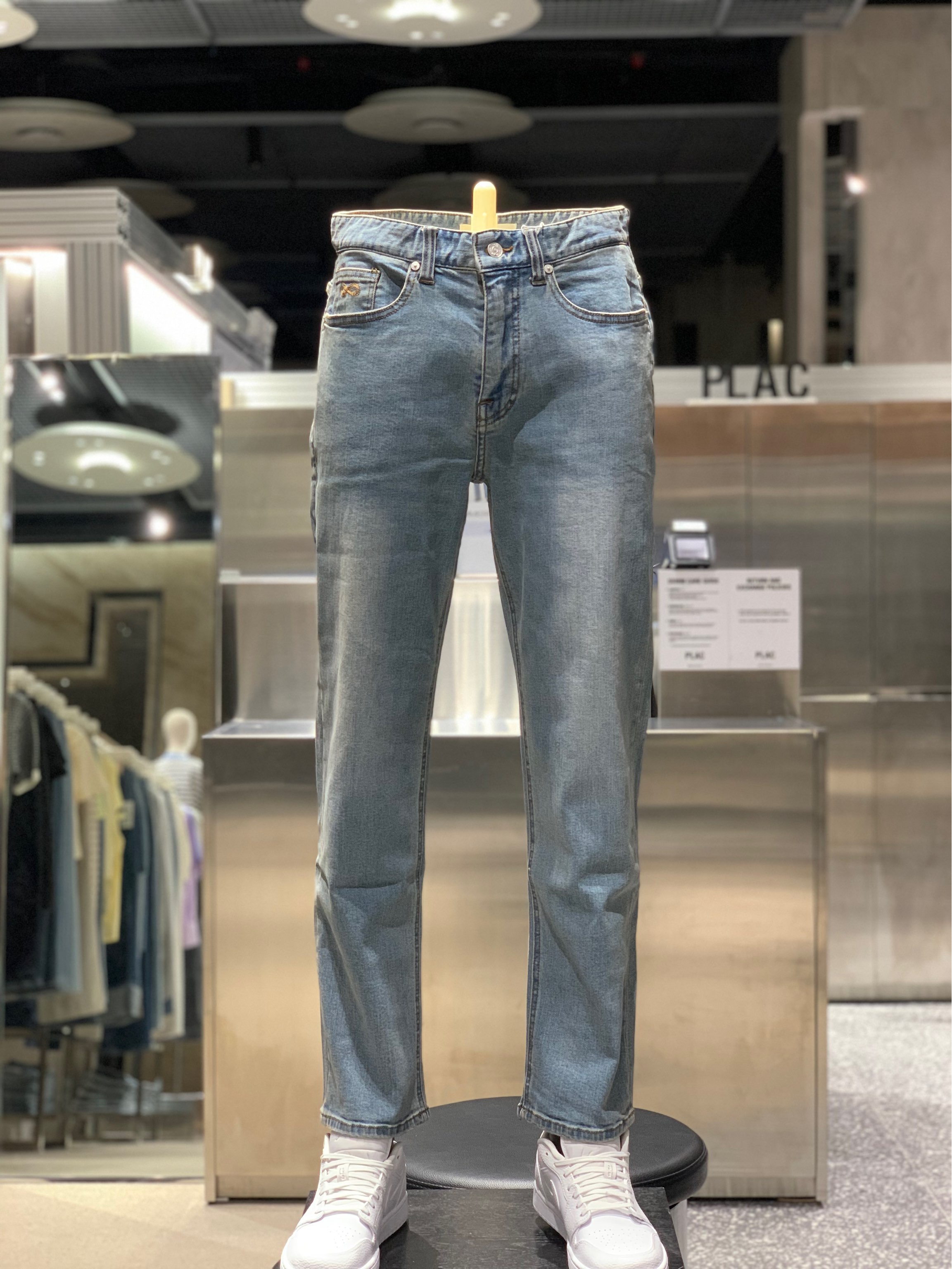 플랙진 플랙진 남성 STEEZE 104 LIGHT WSHD 레귤러 스트레이트 데님 팬츠 PJTT5SZ1045