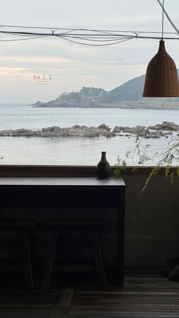 부산 기장 오션뷰 카페 베이스 베이커리 카페