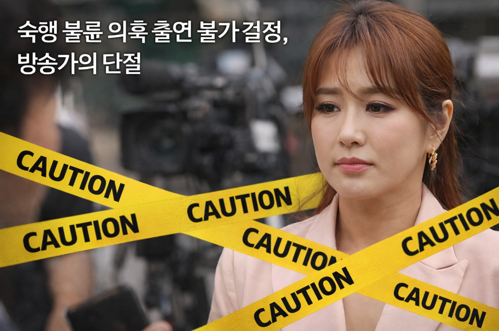 숙행 불륜 의혹으로 방송계 퇴출, 연예계 충격