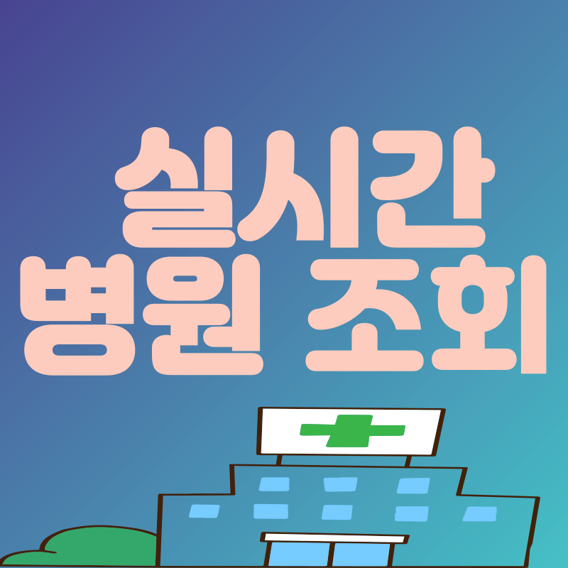 실시간 병원 조회