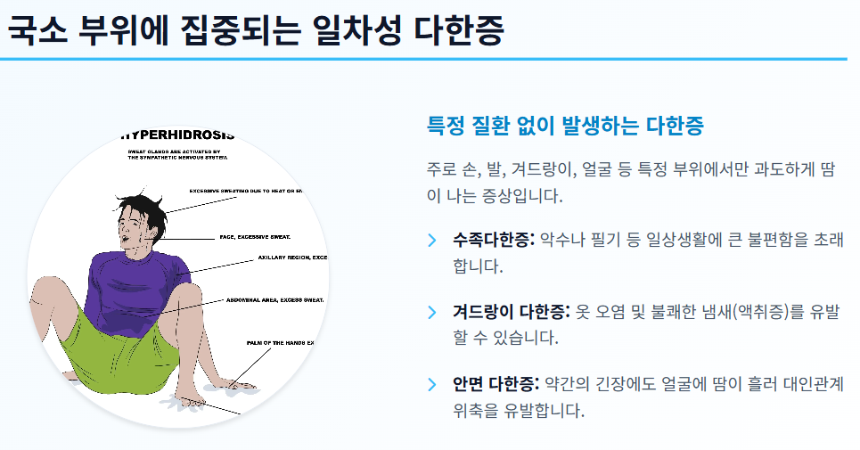 땀이 많이 나는 이유