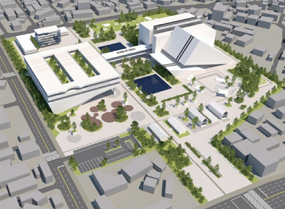 국립근대미술관·국립뮤지컬콤플렉스 조감도