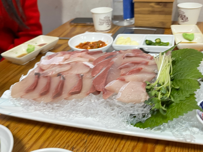 맛은 있었다 신선하고!