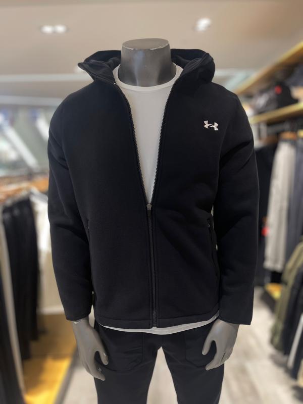 언더아머 플리스 풀 집업 자켓 점퍼 1376614-001