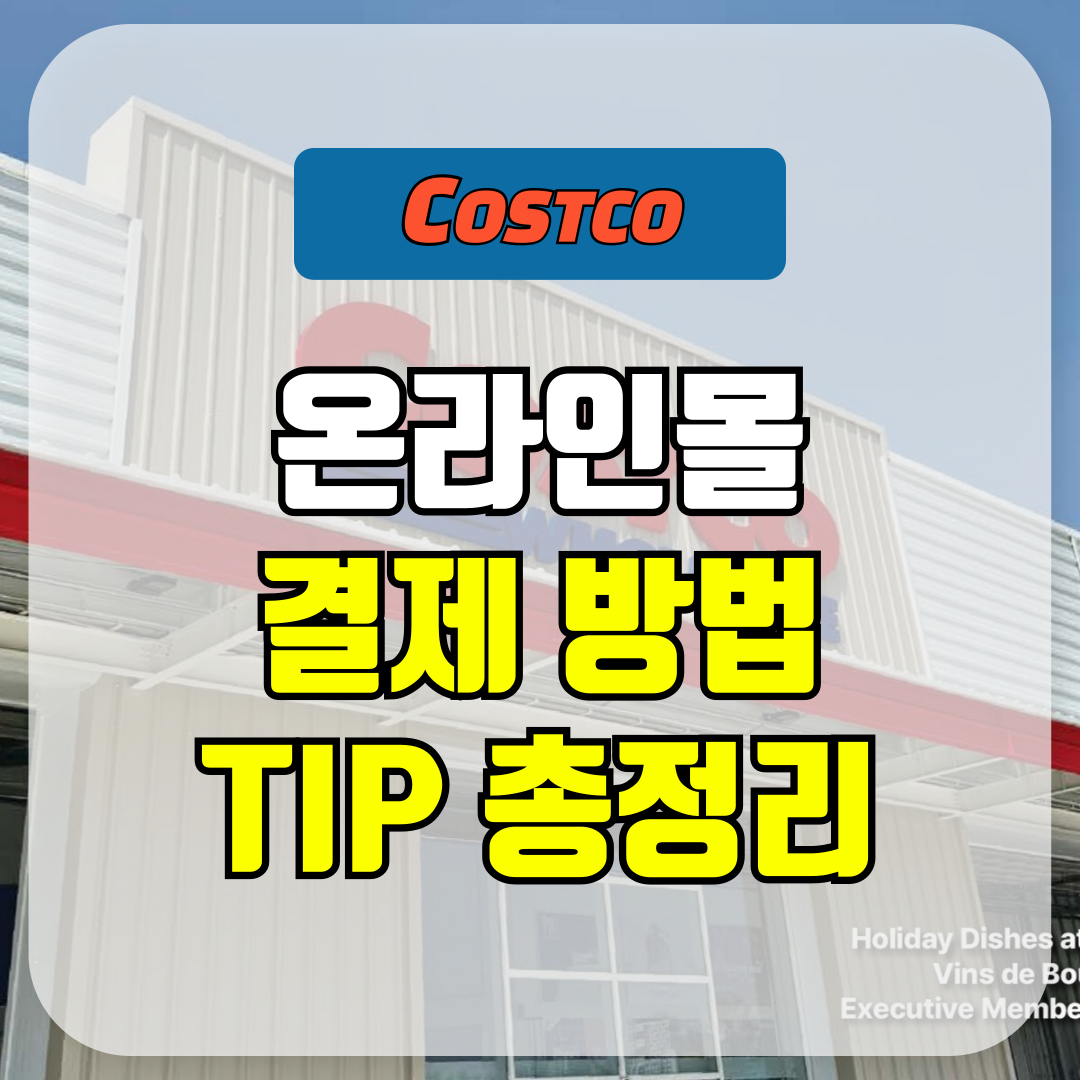 코스트코 온라인몰 결제 방법 총정리
