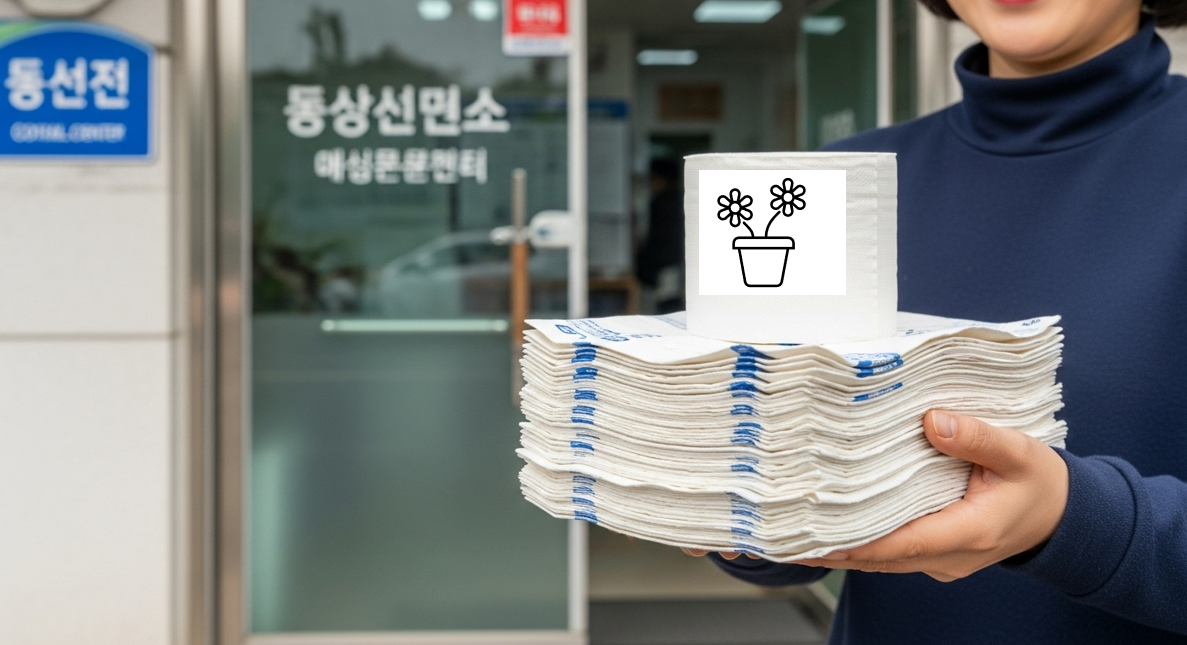 우유팩 교환, 화장지로 돌려받는 동사무소 방문 꿀팁